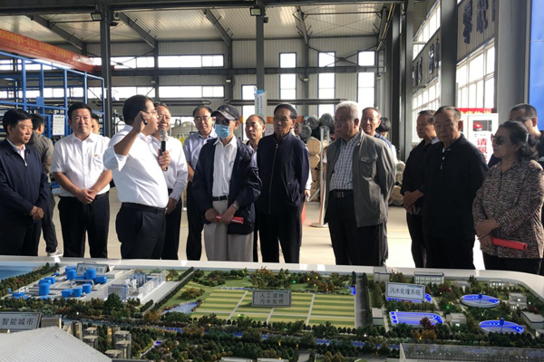 原朝阳市各级领导参观Kaiyun环保产业园区