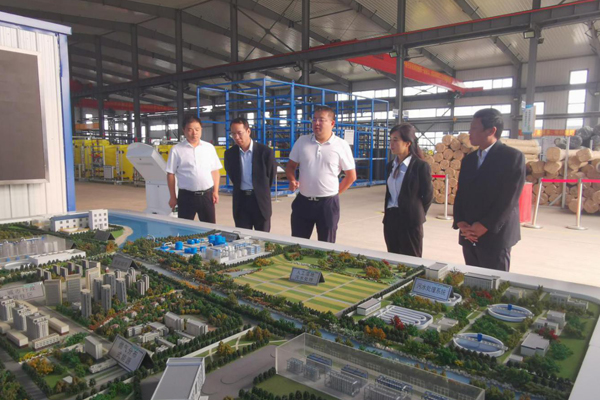 陕西航天建设集团有限公司总经理、党委副书记谢明娟率队赴辽宁Kaiyun环保产业集团开展考察调研工作